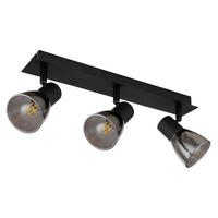 STRAHLER - Schwarz, Design, Glas/Metall (40/7/15,5cm) - Globo