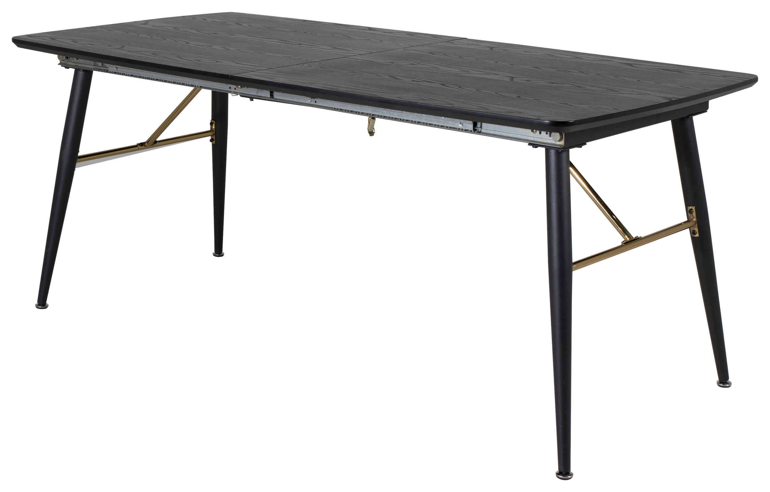 MATBORD i metall, trämaterial 180/85/75 cm   - svart, Design, metall/trämaterial (180/85/75cm) - Livetastic