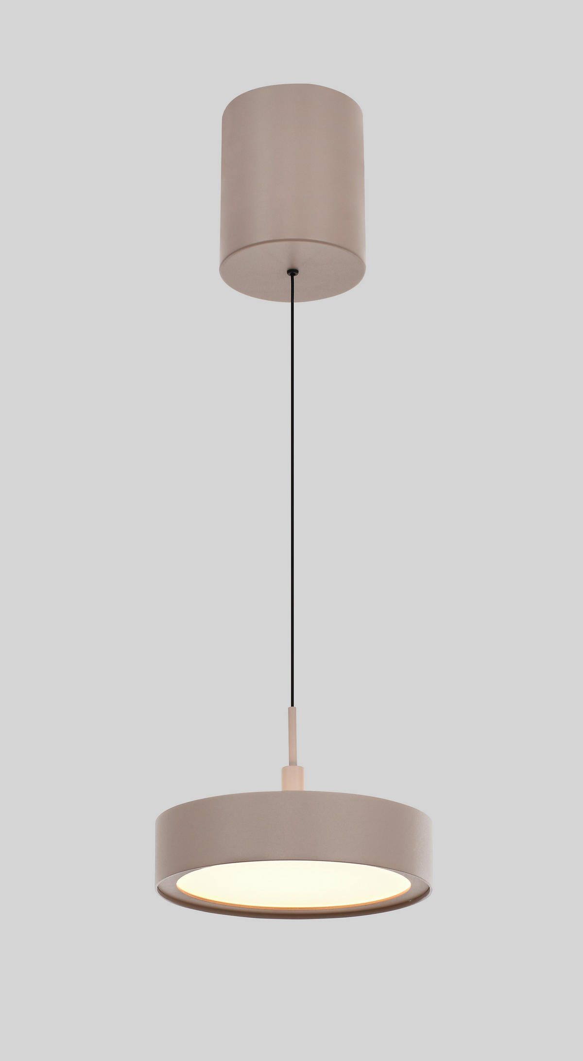 LED-HÄNGELEUCHTE Valensole 17,5/150/17,5 cm  - Sandfarben, Design, Metall (17,5/150/17,5cm)