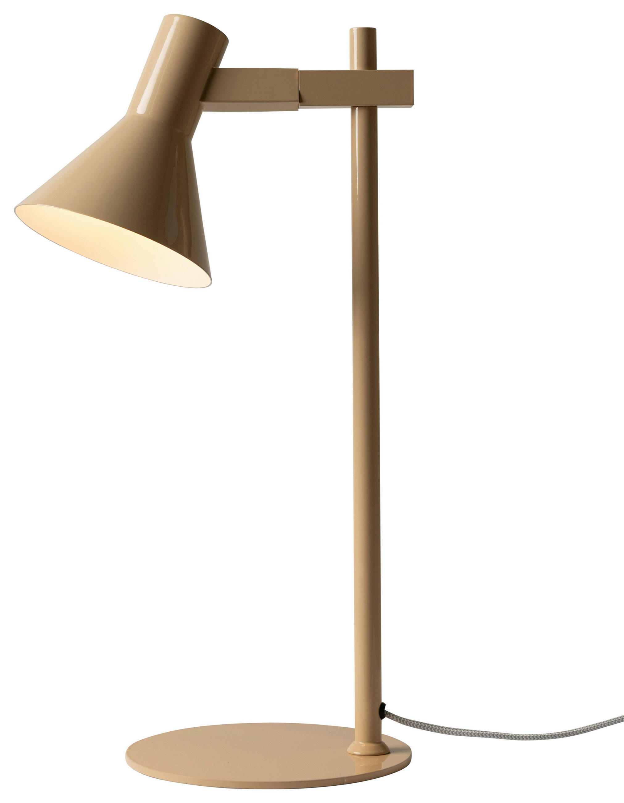 STOLNÍ LAMPA, nástěnný stmívač, E27, 28/20/51 cm - béžová, Design, kov (28/20/51cm) - It's about Romi