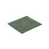 BADEMATTE Vossen Feeling Dunkelgrün 60/60 cm  - Dunkelgrün, KONVENTIONELL, Naturmaterialien/Textil (60/60cm) - Vossen
