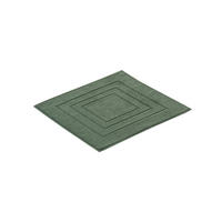BADEMATTE Vossen Feeling Dunkelgrün 60/60 cm  - Dunkelgrün, KONVENTIONELL, Naturmaterialien/Textil (60/60cm) - Vossen