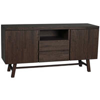 SIDEBOARD 160/80/45 cm  - mörkbrun, Klassisk, trä (160/80/45cm) - Rowico
