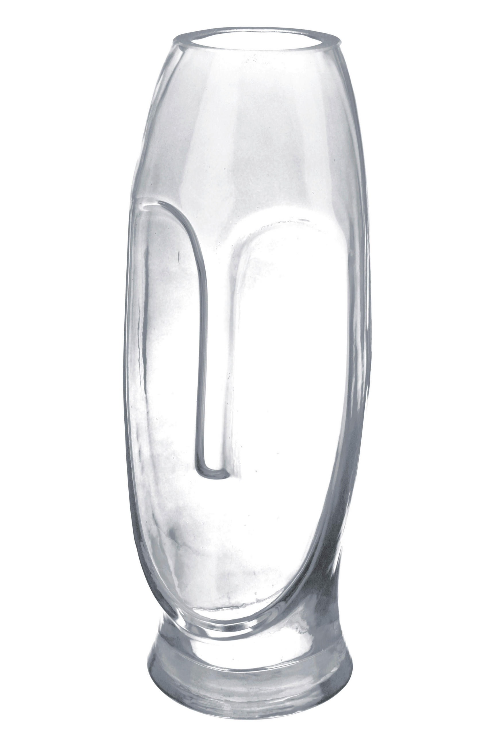 DEKOVASE  - Hellgrau, LIFESTYLE, Glas (9/25cm)