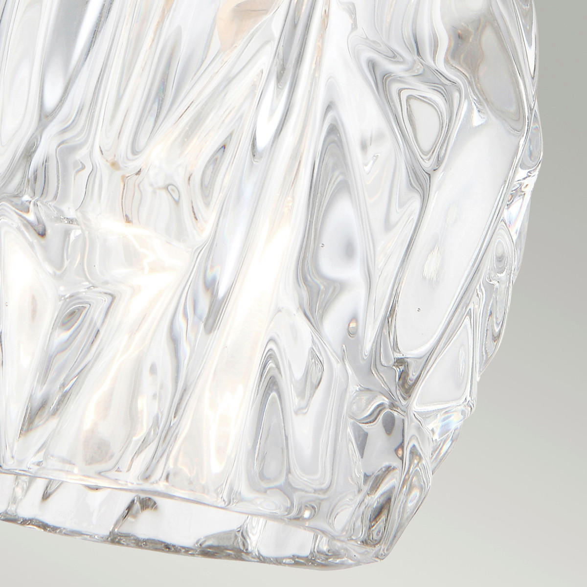 HÄNGELEUCHTE 11.1/32.3 cm    - Nickelfarben, Konventionell, Glas/Metall (11.1/32.3cm) - Elstead Lighting