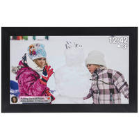 DIGITALER BILDERRAHMEN - Schwarz, Design, Kunststoff (39,6/24,5/2,7cm) - DENVER