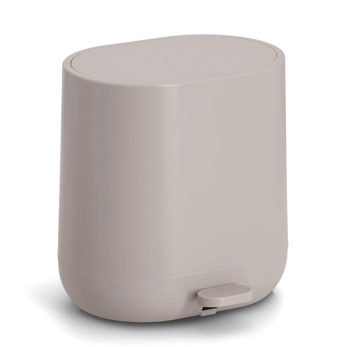 TRETEIMER 6 l  Kunststoff  - Greige, Basics, Kunststoff (26/22,5/26,5cm) - Zeller Present