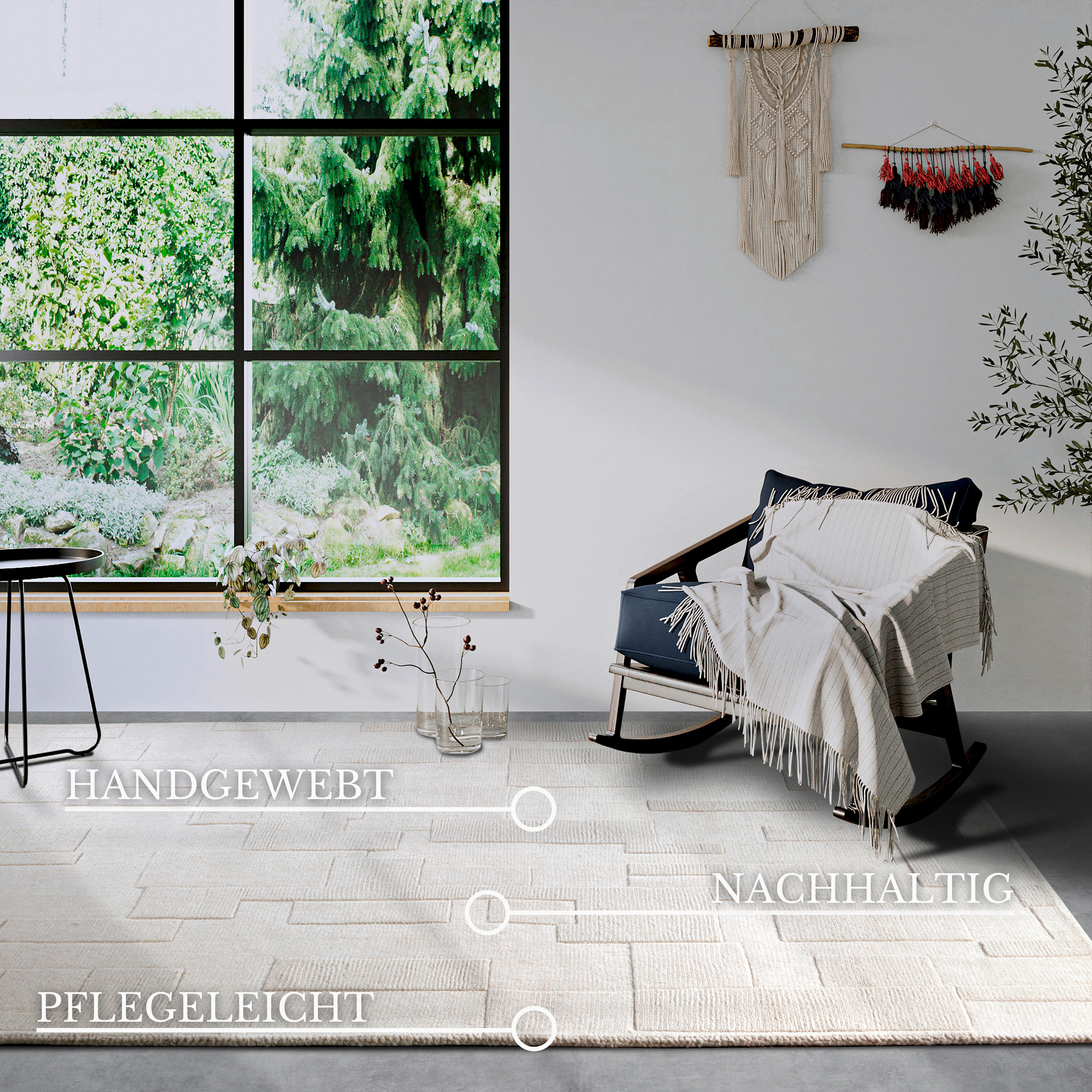 HANDWEBTEPPICH 190/280 cm Kollektion 1906 Creme  - Creme, Basics, Textil (190/280cm) - Villeroy & Boch