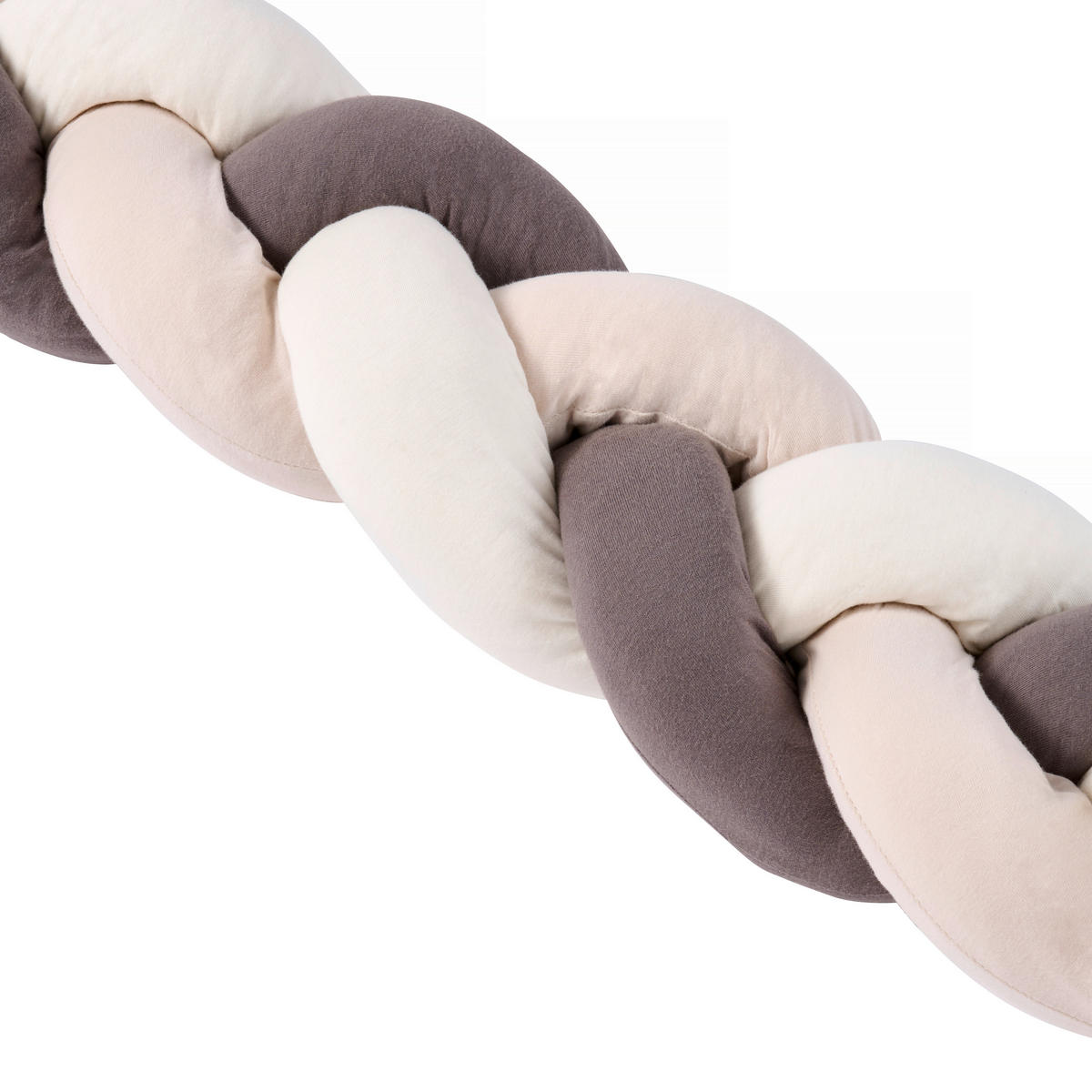 NESTCHENSCHLANGE 15/200 cm  - Dunkelgrau/Creme, Natur, Textil (15/200cm) - Avelia