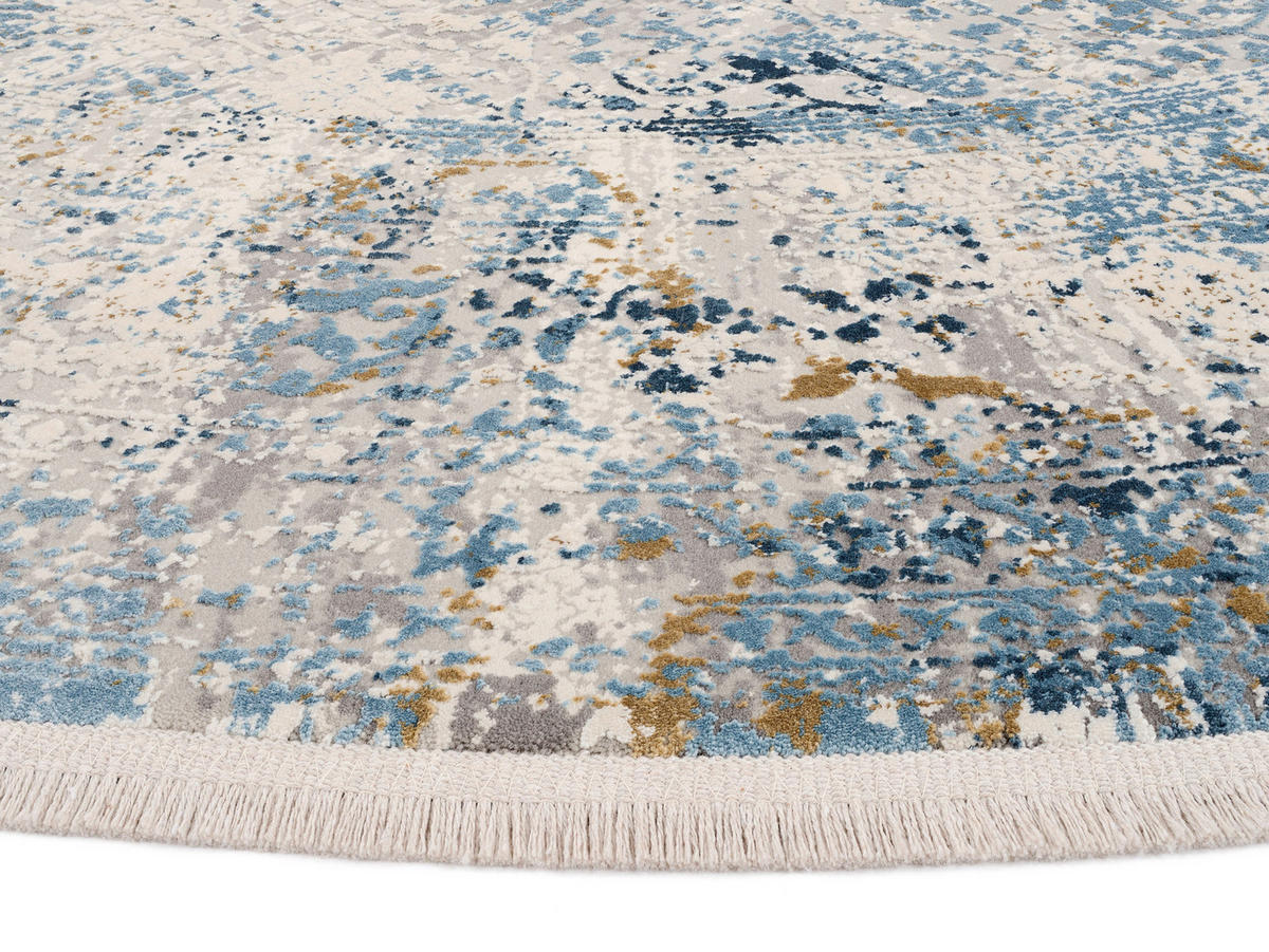 WEBTEPPICH 160 cm Avignon Blau, Grau  - Blau/Grau, Design, Textil (160cm) - Dieter Knoll