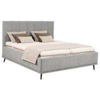 POLSTERBETT 180/200 cm  in Hellgrau  - Fichtefarben/Buchefarben, KONVENTIONELL, Holz/Textil (180/200cm) - SetOne by Musterring