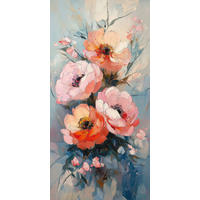 KEILRAHMENBILD Blumen 20/40 cm  - Multicolor, Basics, Holz/Papier (20/40cm)
