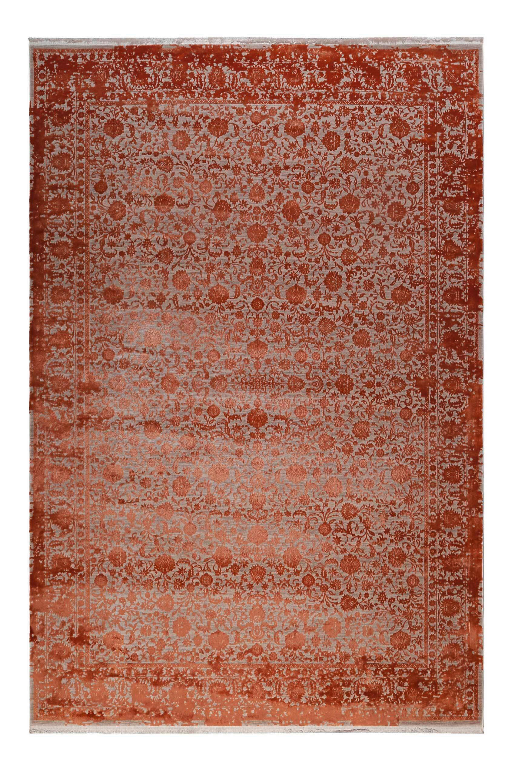 VINTAGE-TEPPICH 80/150 cm Florida Grau, Terracotta  - Terracotta/Grau, LIFESTYLE, Textil (80/150cm) - Esprit