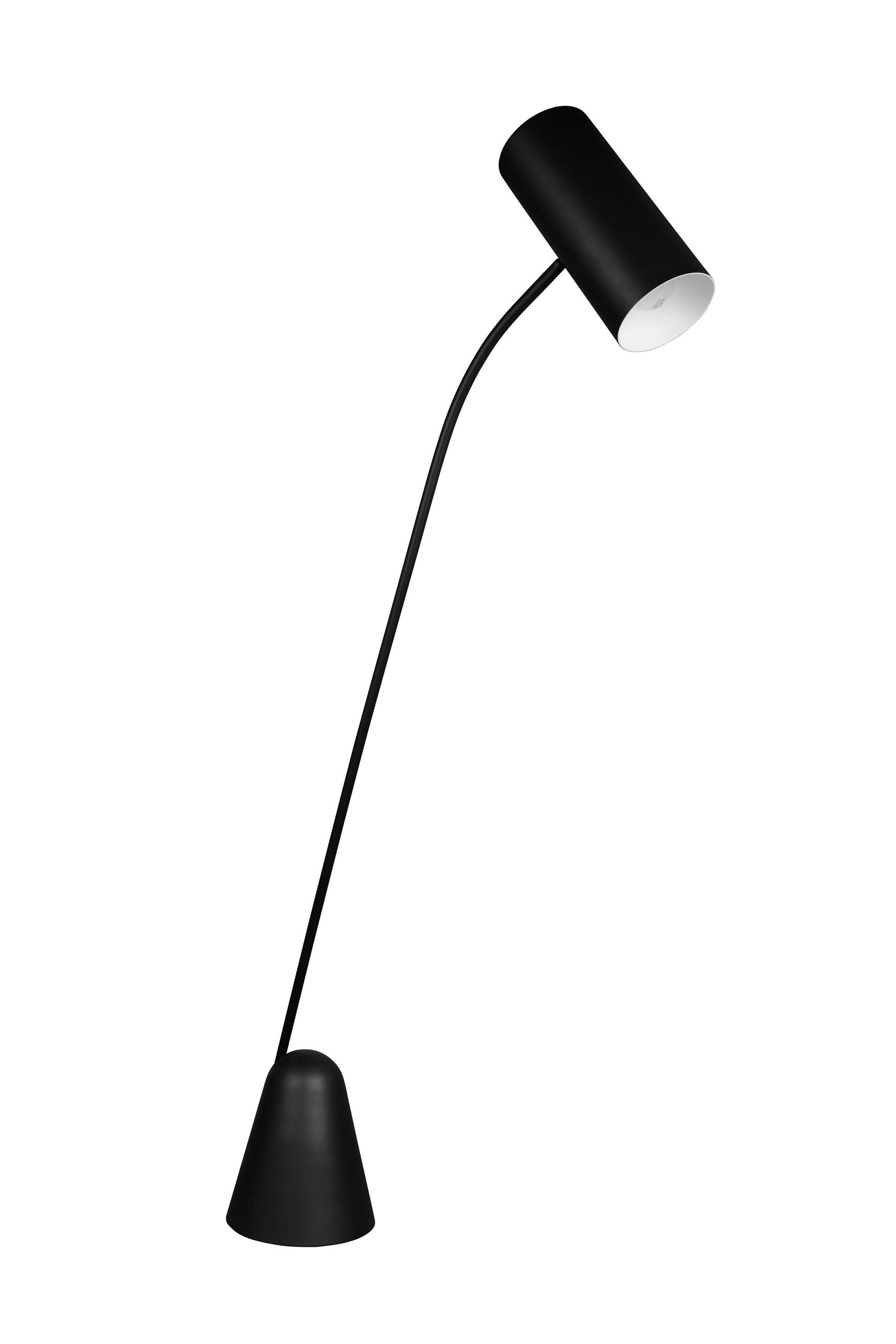 STEHLEUCHTE    - Schwarz, KONVENTIONELL, Metall (206/30/85,5cm) - Cinque