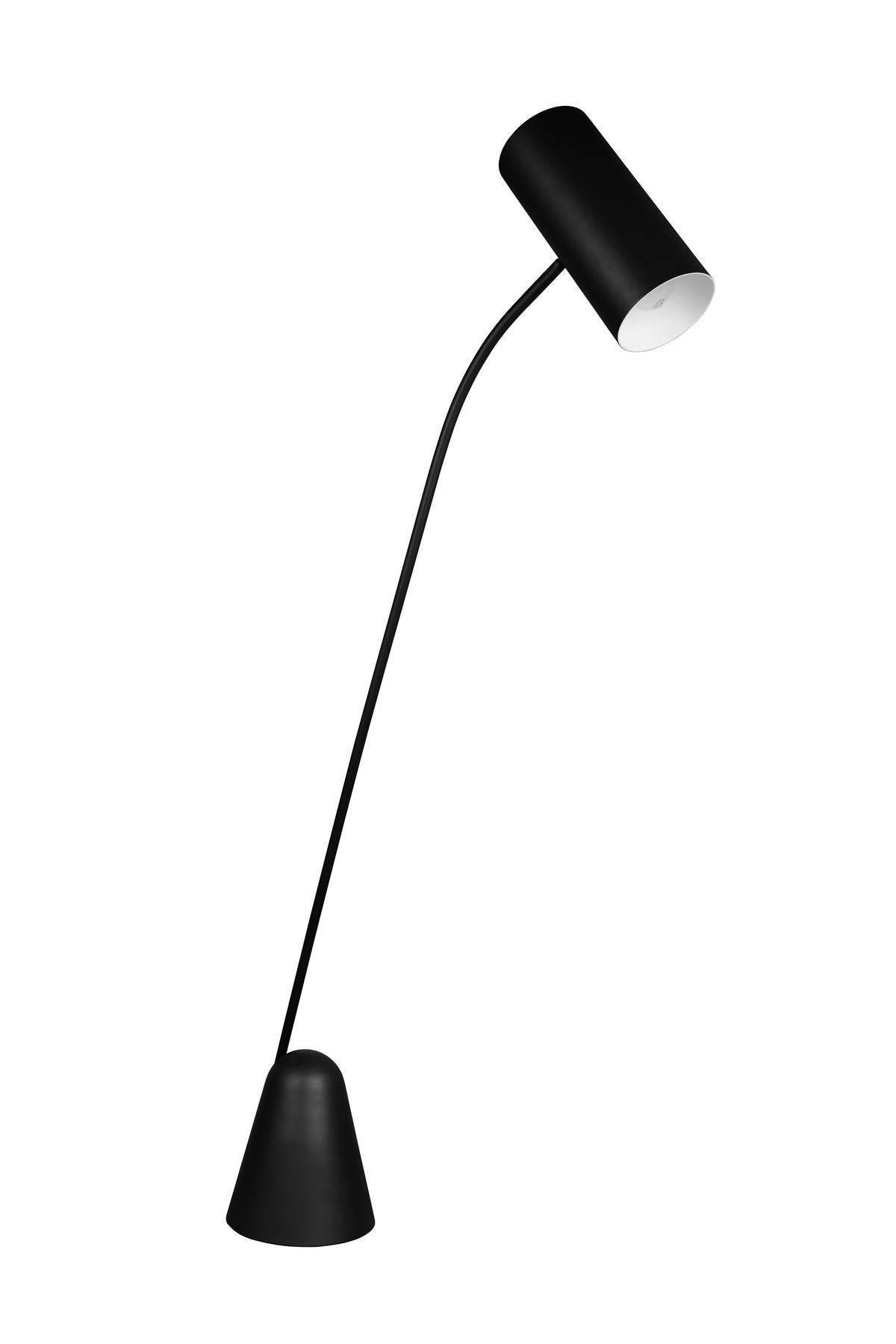 STEHLEUCHTE    - Schwarz, KONVENTIONELL, Metall (206/30/85,5cm) - Cinque