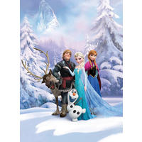 FOTOTAPETE Frozen  - Blau/Multicolor, Design, Papier (184/254cm) - Disney