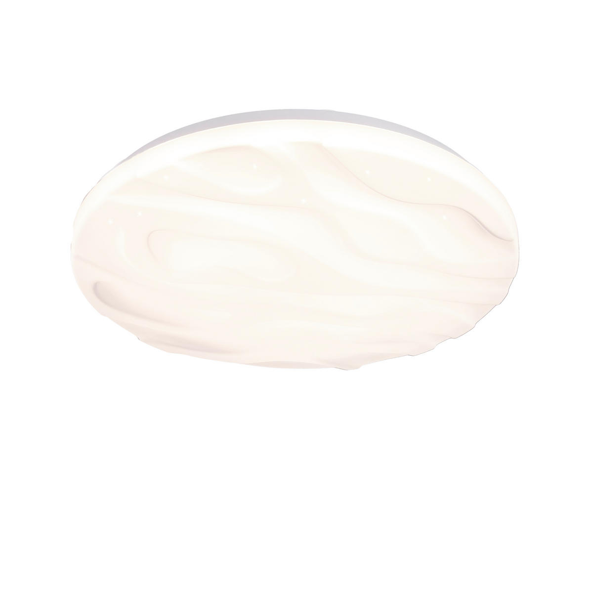 LED-DECKENLEUCHTE Nevada 38.5/38.5/7 cm   - Weiß, Basics, Kunststoff/Metall (38.5/38.5/7cm)