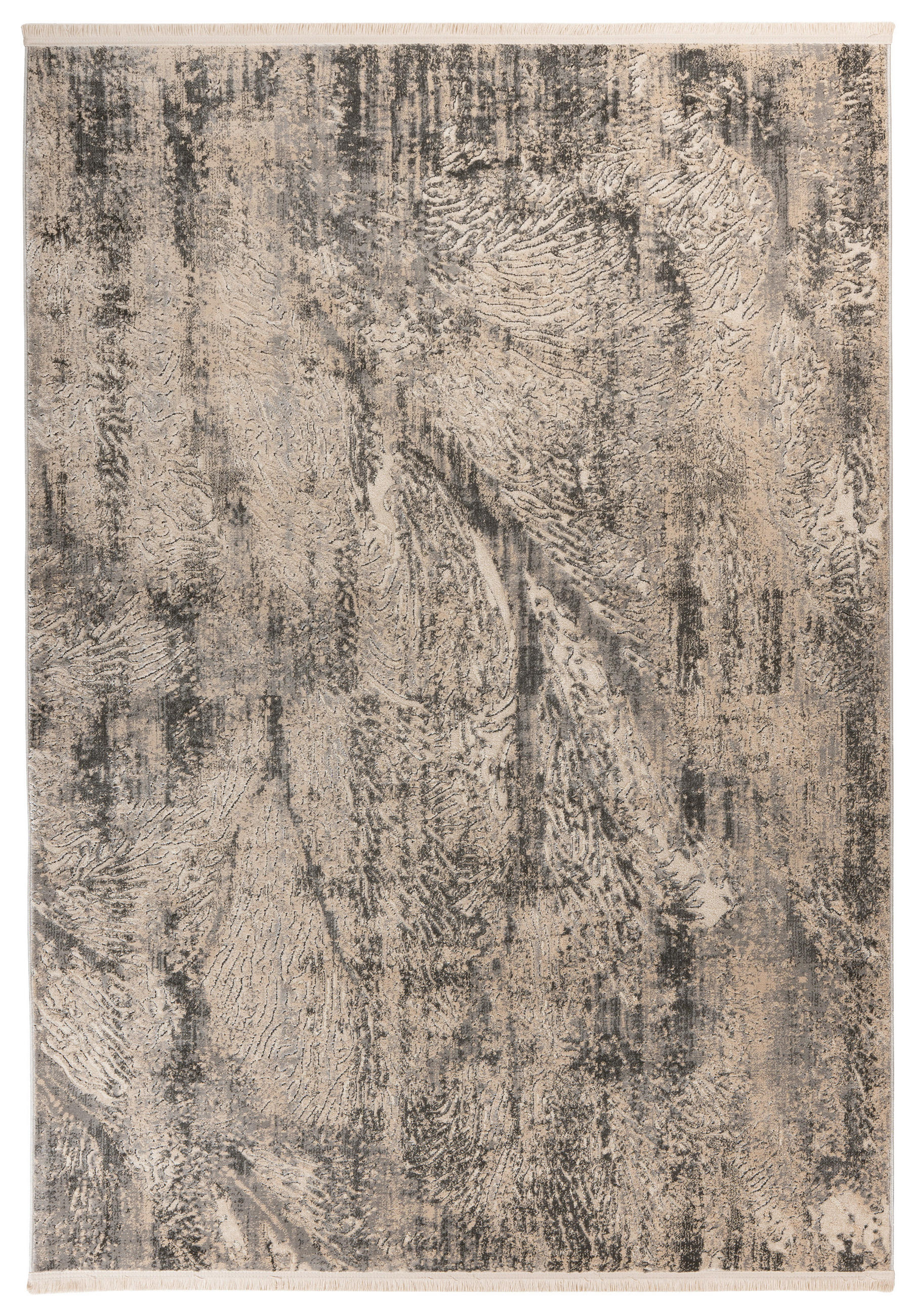 VINTAGE-TEPPICH 120/170 cm Adeon 500  - Grau, KONVENTIONELL, Naturmaterialien/Textil (120/170cm)