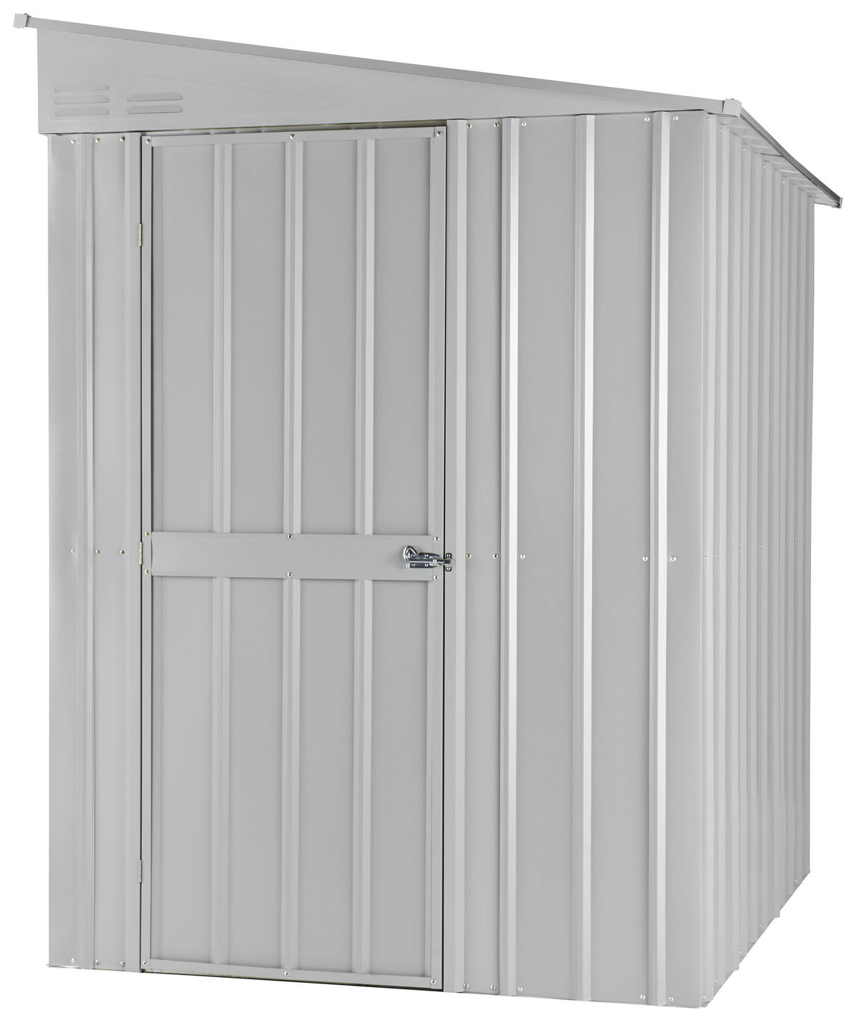 GERÄTEHAUS 155/203/180 cm  - Silberfarben, Basics, Metall (155/203/180cm)