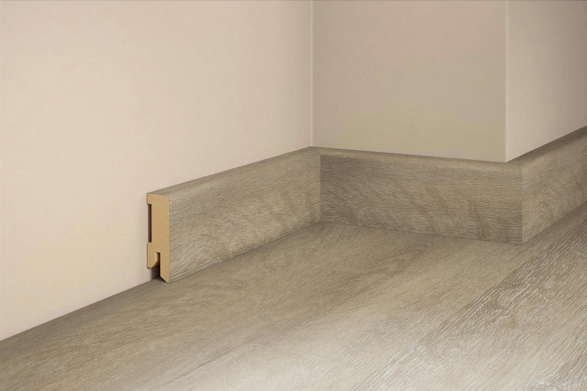 SOCKELLEISTE, Eiche Bali  - Basics, Holz (240/5/1,6cm) - Tilo