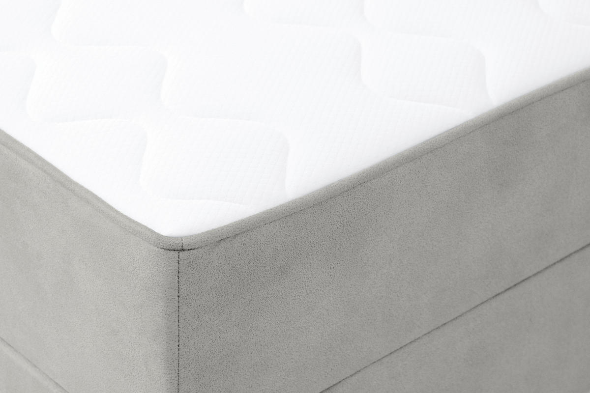 BOXBETT 120/200 cm  in Naturfarben  - Schwarz/Naturfarben, KONVENTIONELL, Kunststoff/Textil (120/200cm) - Carryhome