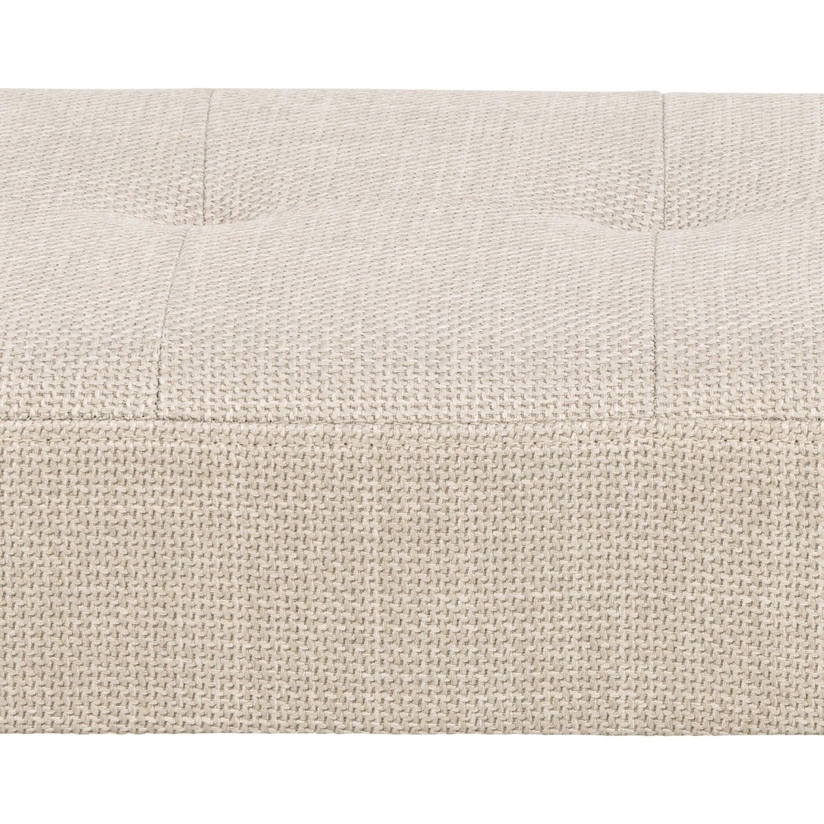 BÄNK i textil beige  - beige/svart, Design, metall/textil (95/45/38cm) - Livetastic