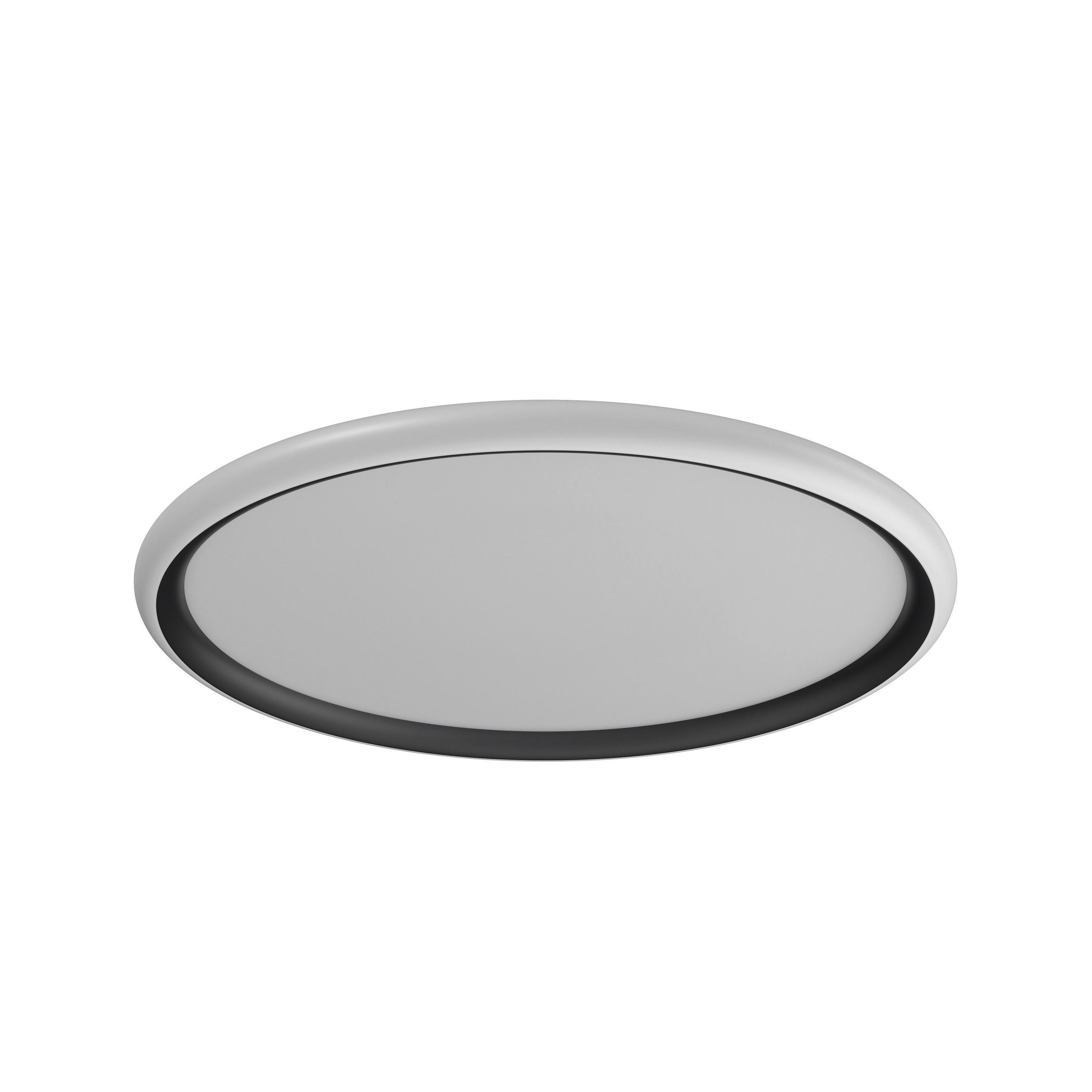 LED-DECKENLEUCHTE Rovinj 40/3,5 cm   - Schwarz, LIFESTYLE, Kunststoff (40/3,5cm) - Novel