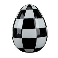 DEKOEI - Schwarz/Weiß, LIFESTYLE, Kunststoff (11,5/11,5/15,3cm)