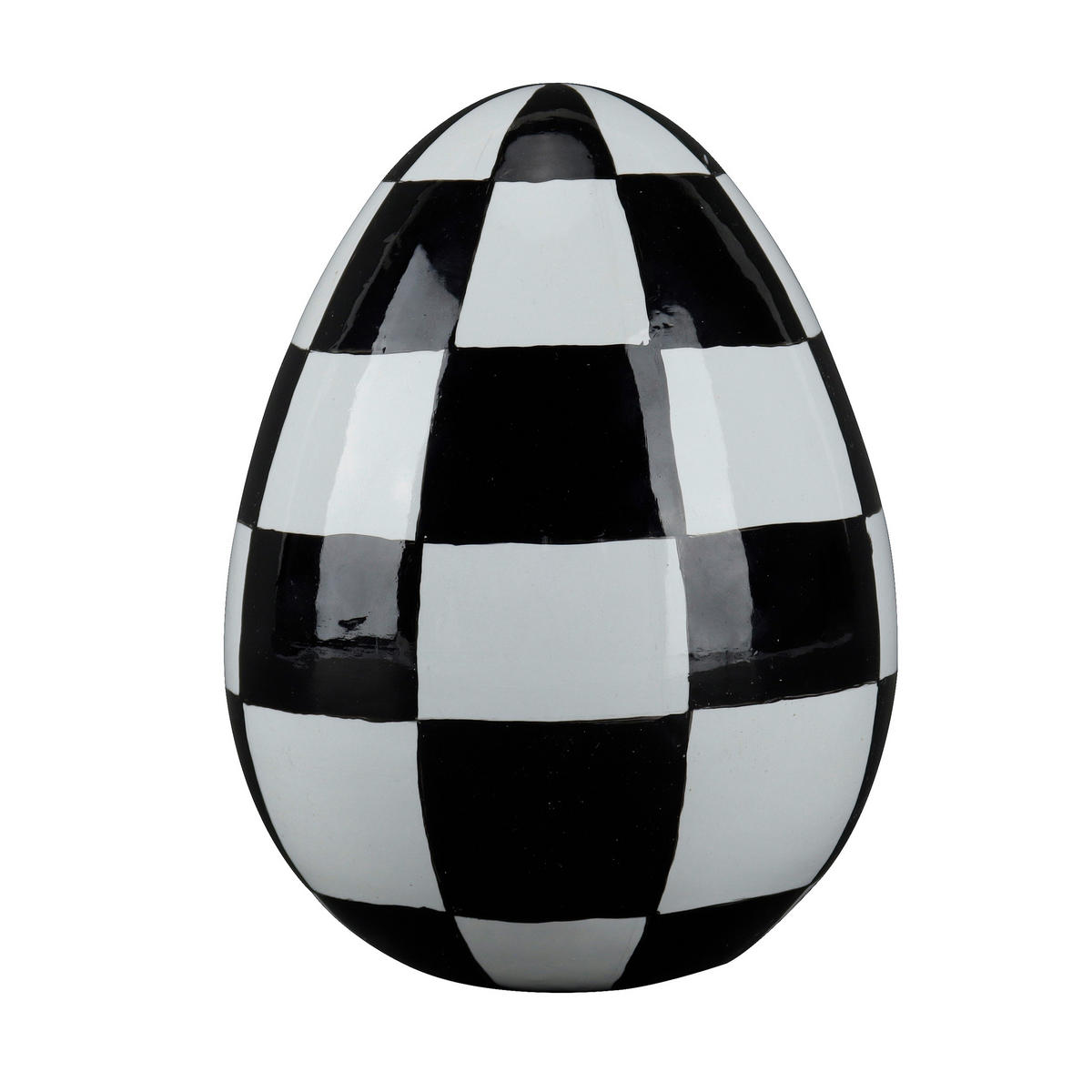 DEKOEI - Schwarz/Weiß, LIFESTYLE, Kunststoff (11,5/11,5/15,3cm)