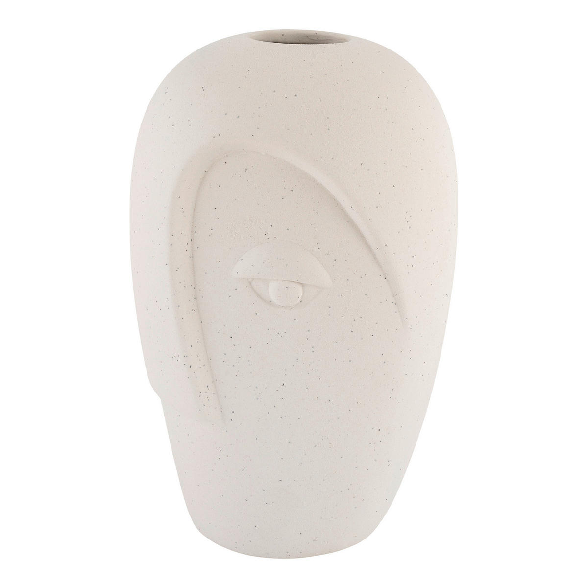 VASE  - Sandfarben, Basics, Keramik (12,5/19,5/13cm)