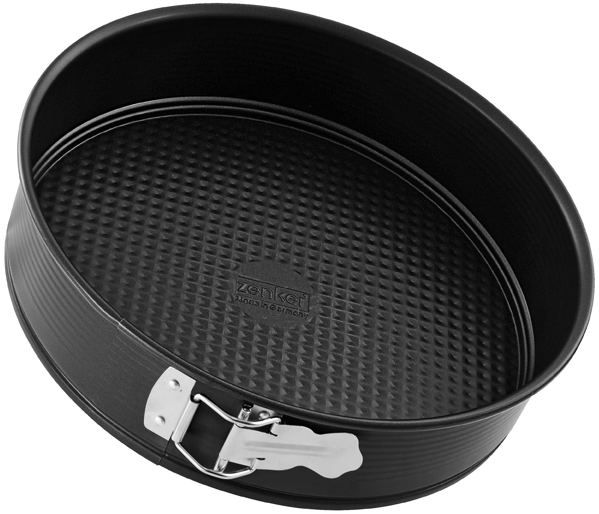 FORMA S ODNÍMATELNÝM DNEM  26 cm - černá, Konvenční, kov (26cm) - Zenker