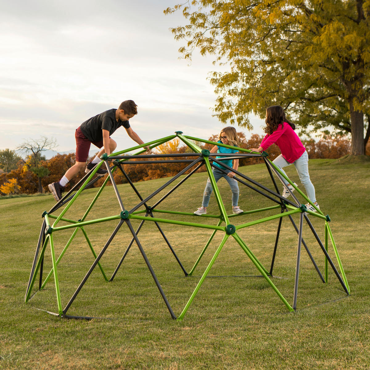 KLETTERGERÜST  - Hellgrün, KONVENTIONELL, Metall (335/168cm)
