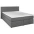 BOXSPRINGBETT 140/200 cm in Grau - Schwarz/Grau, KONVENTIONELL, Kunststoff/Textil (140/200cm) - Carryhome BOXSPRINGBETT 140/200 cm in Grau - Schwarz/Grau, KONVENTIONELL, Kunststoff/Textil (140/200cm) - Carryhome