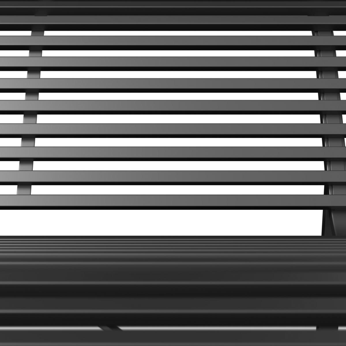 KERTI PAD antracit  - antracit, Basics, fém (150/81/70cm) - Ambia Garden