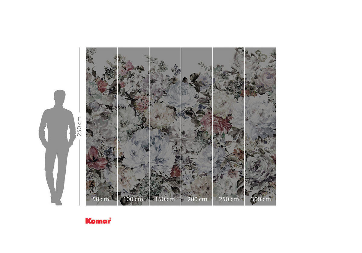 NON WOVEN-TAPET 300/250 cm  - multicolor, Basics (300/250cm) - Komar