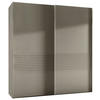 SCHWEBETÜRENSCHRANK 200/217/67 cm 3-türig Grau  - Grau, Design, Holzwerkstoff/Metall (200/217/67cm) - Novel