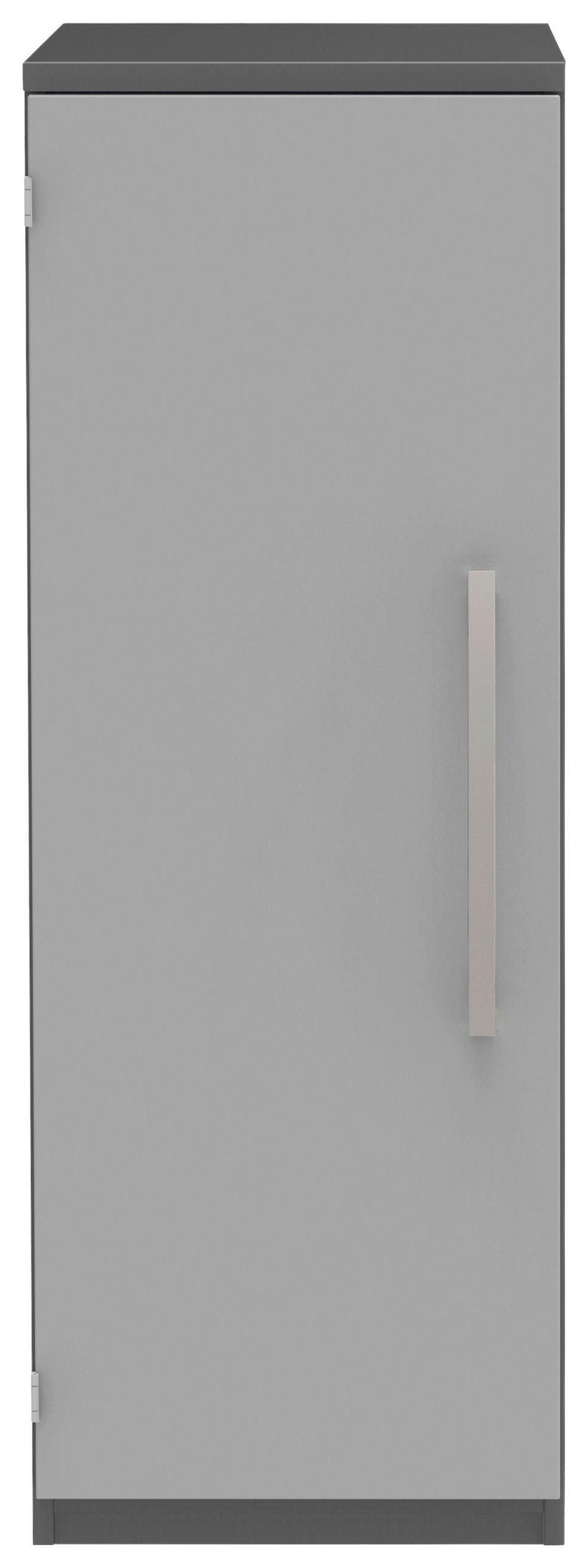 AKTENSCHRANK Anthrazit, Hellgrau  - Anthrazit/Hellgrau, KONVENTIONELL, Holzwerkstoff (40/111,7/43cm) - Moderano