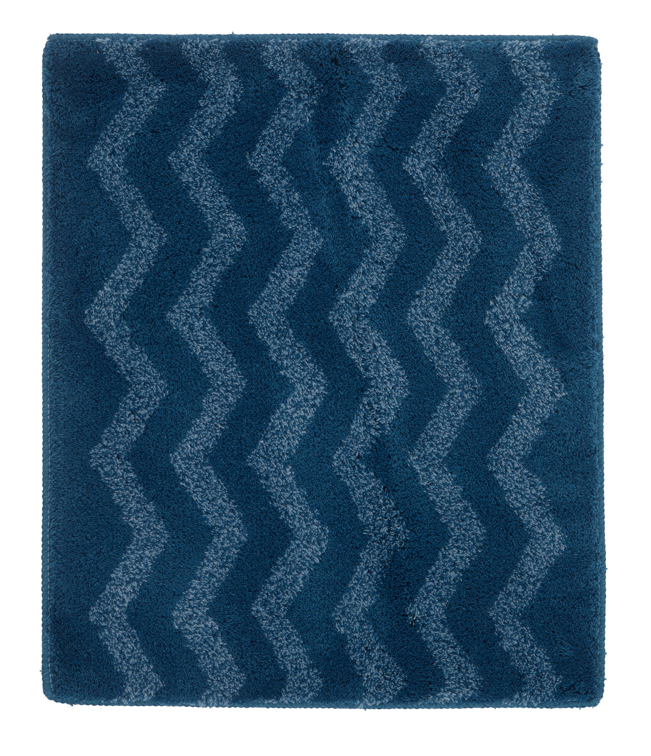 BADTEPPICH Blau  - Blau, Design, Kunststoff/Textil (55/65/2cm) - Kleine Wolke