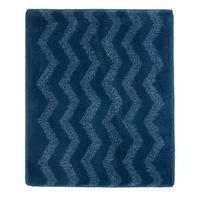 BADTEPPICH Blau  - Blau, Design, Kunststoff/Textil (55/65/2cm) - Kleine Wolke