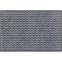 COVORAȘ DE INTRARE 40/60 cm  - gri albastru/antracit, Design, plastic/textil (40/60cm) - wash+dry