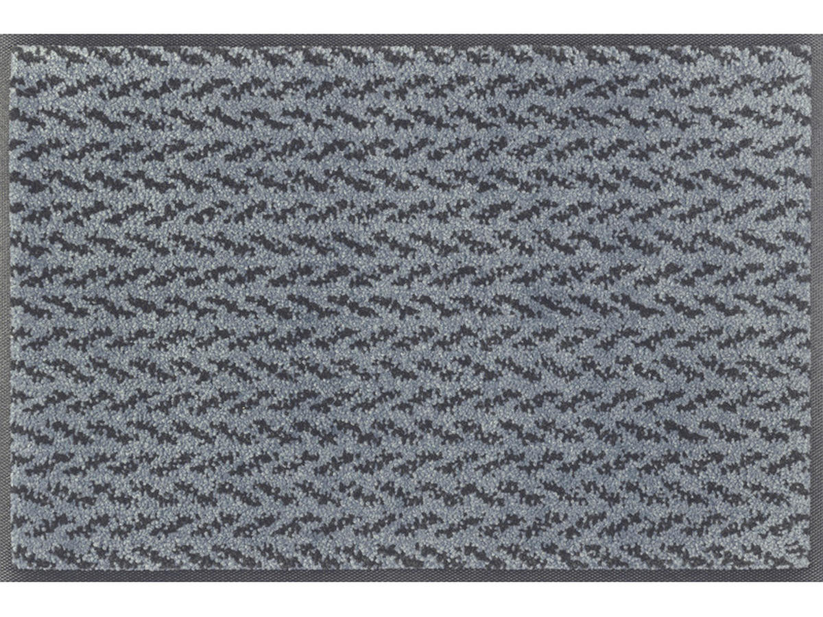 COVORAȘ DE INTRARE 40/60 cm  - gri albastru/antracit, Design, plastic/textil (40/60cm) - wash+dry