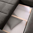 ECKSOFA Schlammfarben Flachgewebe  - Chromfarben/Hellbraun, KONVENTIONELL, Textil/Metall (175/270cm) - Carryhome