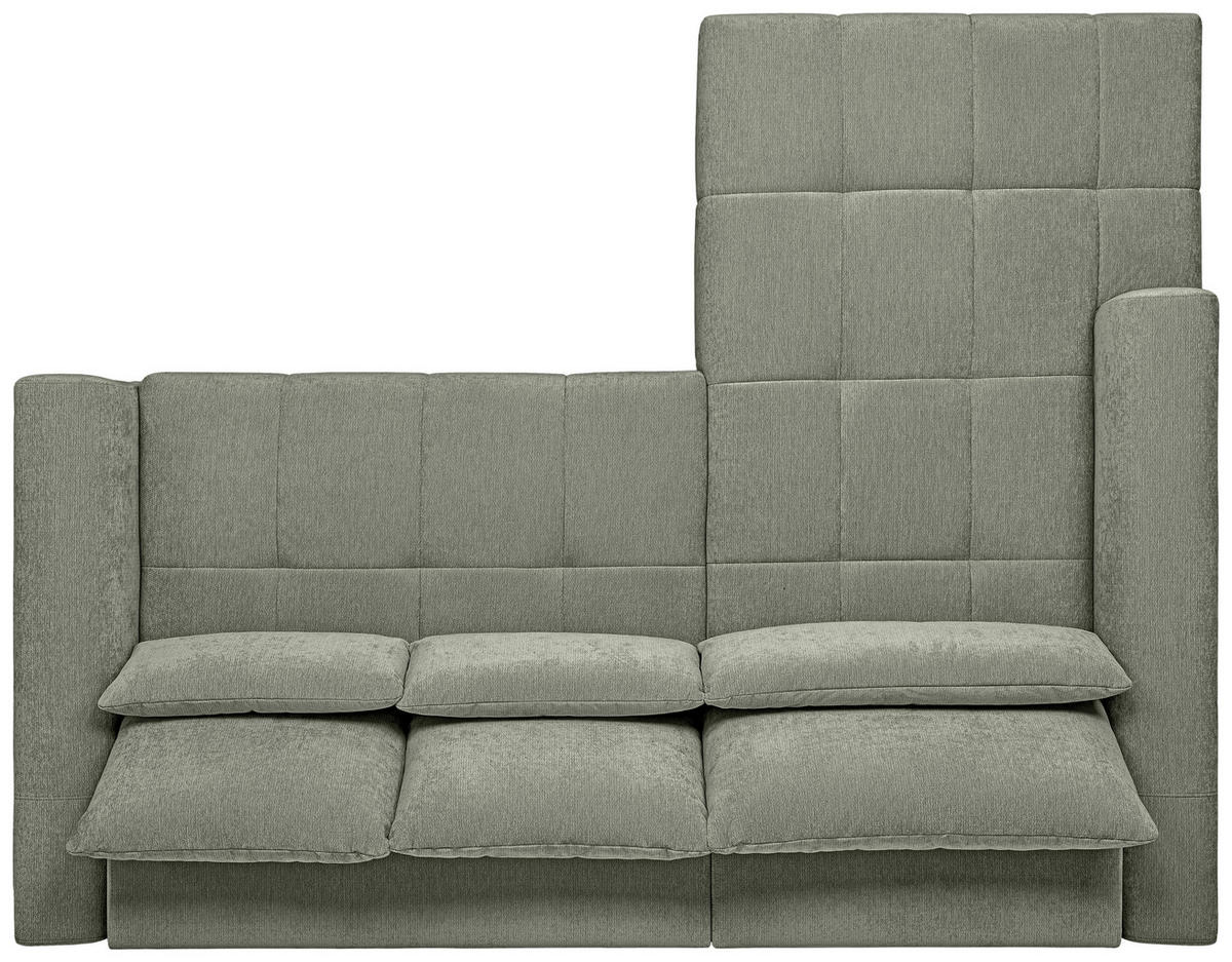 HÖRNSOFFA i chenille mintgrön  - mintgrön/svart, Klassisk, textil/plast (222/279cm) - MID.YOU