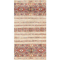 VINTAGE-TEPPICH Cortea Araqan 80/150 cm  in Terracotta, Graublau, Elfenbein  - Elfenbein/Graublau, LIFESTYLE, Kunststoff/Textil (80/150cm) - Lindorug