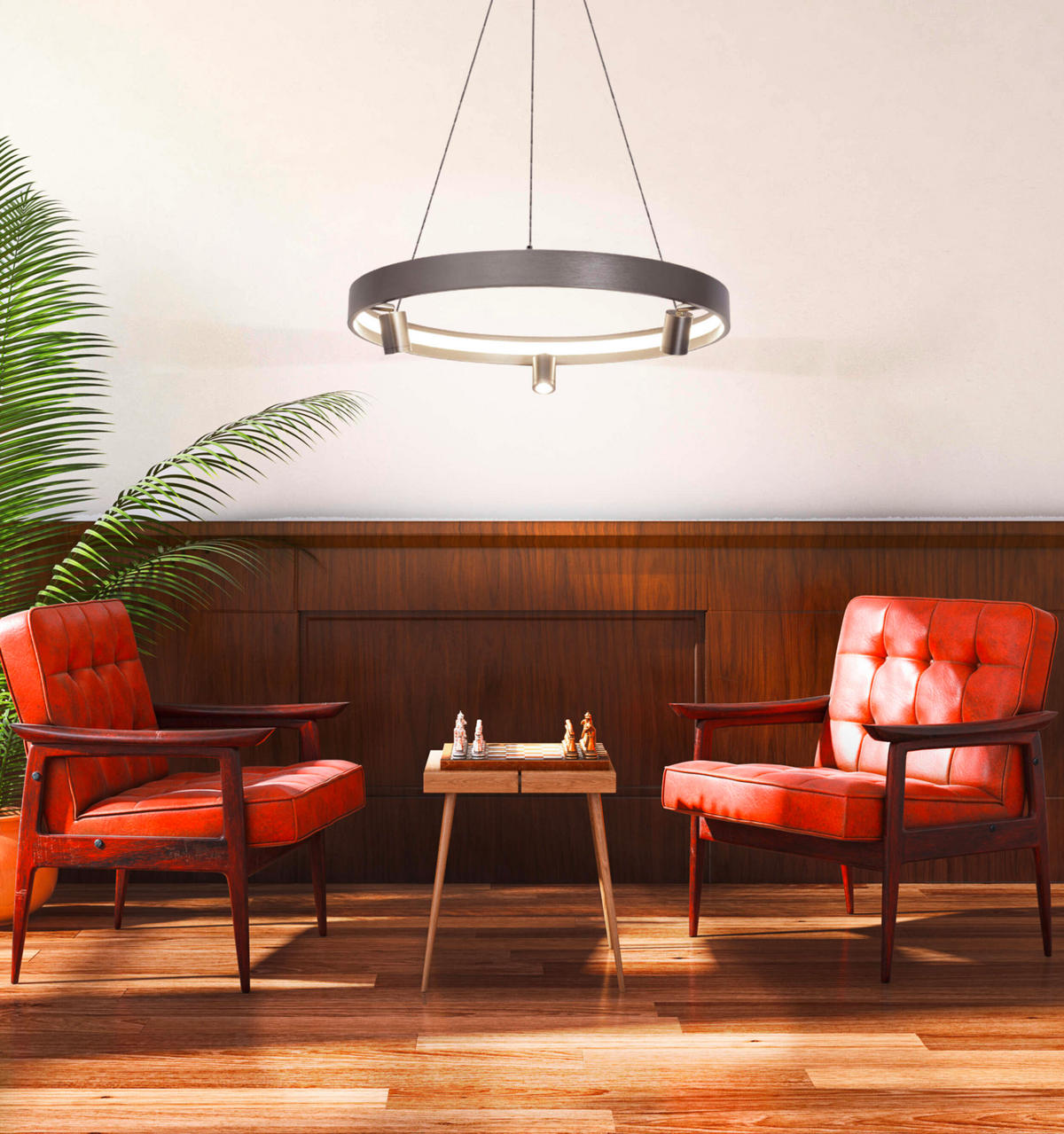 LED-PENDELLEUCHTE 58/150 cm  - Titanfarben, Design, Kunststoff/Metall (58/150cm) - Näve