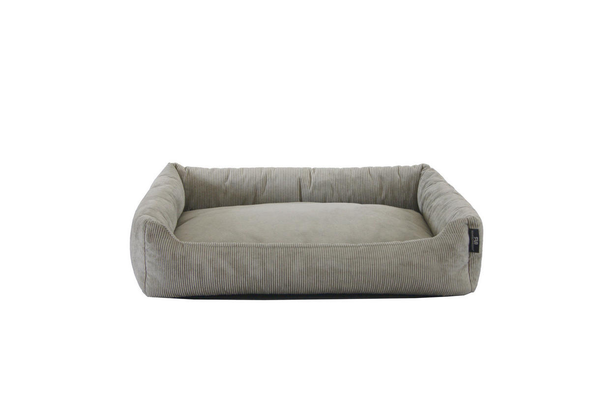 HUNDEKISSEN MILOW GRAU - Grau, KONVENTIONELL, Textil (70/49/15cm)