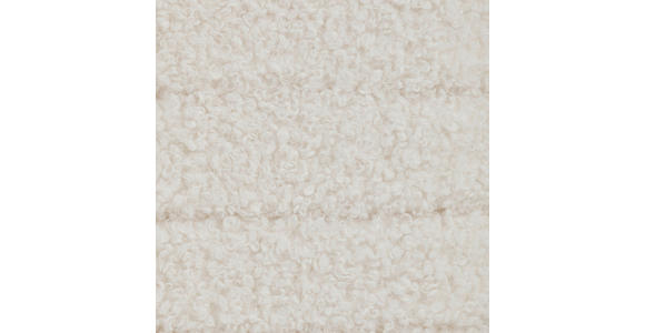 HOCKER Vliesstoff, Bouclé Weiß - Weiß, Trend, Textil (41/39/46cm) - Xora