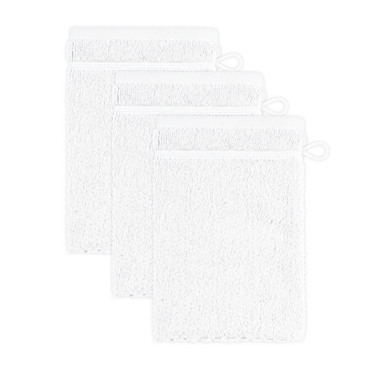 FROTTIERSET FROTTANA PEARL Weiß 3-teilig  - Weiß, Basics, Textil (15/20cm) - Moeve