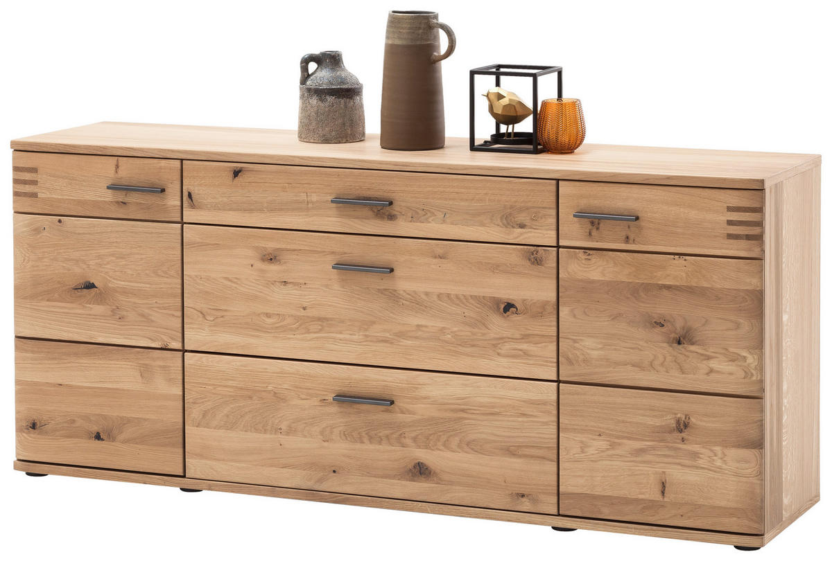 SIDEBOARD 180/78/44 cm  - Eiche Bianco/Eichefarben, Design, Holz/Holzwerkstoff (180/78/44cm) - Livetastic