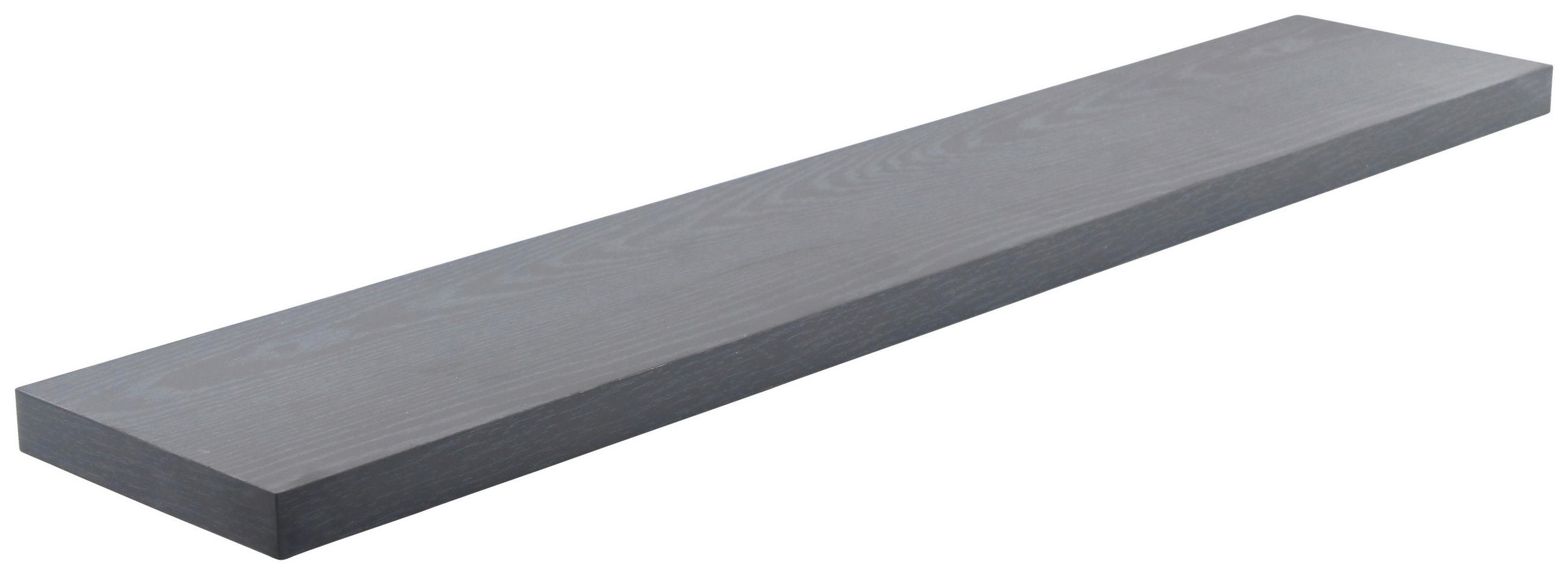 WANDBOARD Holzwerkstoff Schwarz  - Schwarz, Basics, Holzwerkstoff (120/3,8/23,5cm) - Boxxx